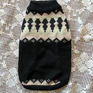 Small Icelandic print Dog Sweater